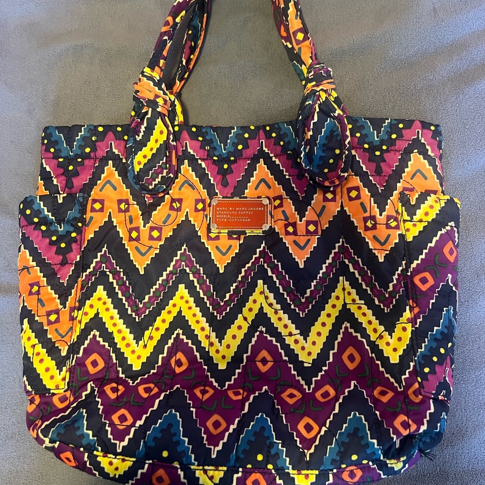 Marc by Marrc Jacobs Colorful Quilted Tote Bag